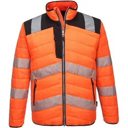 Warnschutz Steppjacke "PW371" PW3 - 3XL - orange/schwarz