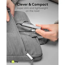 goobay Slim 4-Port USB-Hub, USB-A auf USB-CTM/USB-A, 5 Gbit/s