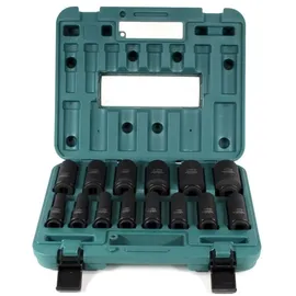Makita DTW 190 Z Akku Schlagschrauber 18 V 190 Nm + Steckschlüssel Set - ohne Akku, ohne Ladegerät