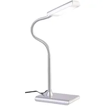 Lunartec LED-Schreibtischlampe Silber