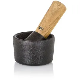 AdHoc Camo.8 Mörser aus Gusseisen und Holz Ø 8 cm