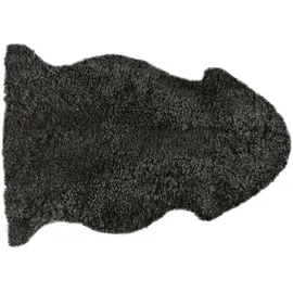 Heitmann-Felle Lammfell Curly Fellteppich 60 x 100 cm Schwarz