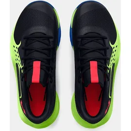 Under Armour Jet '23 Basketballschuhe Kinder 005 black/morph green/beta 38.5