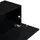 [en.casa] Evaton TV-Lowboard 140 x 33 x 30 cm Schwarz Hochglanz Spanplatte