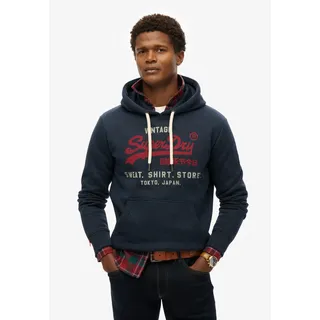 Superdry Vl Heritage Relaxed Kapuzenpullover Trench Navy Marl M