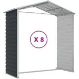 vidaXL, Gartenhaus + Gartenschrank, Joseph