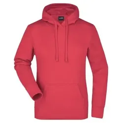 Damen Kapuzensweatshirt JN051, pink, Größe XXL - pink - XXL
