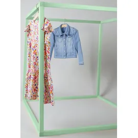 NAME IT Mädchen Nkfstar Dnm Jacket 2210-sr Noos Jacke, Light Blue Denim, 122