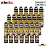 Brandschutzschaum B1 Bauschaum 20 x 750 ml Montageschaum Pistolenschaum Isolbau