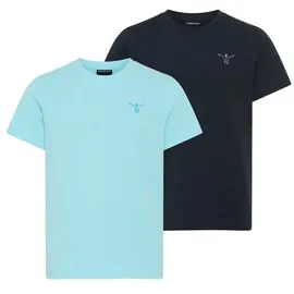 Chiemsee T-Shirt 2pack BOYS SHIRT (Packung, 2-tlg) 2er-Pack, Kurzarm, mit Rundhalsausschnitt, aus Baumwolle 146/152