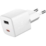 Swissten - GaN Mini-Stromadapter 1x USB-C 1x USB 30 W Leistungsabgabe - 8595217479777