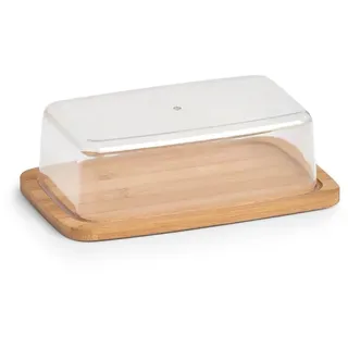 Zeller Butterdose 19 x 12,5 cm Bambus Braun