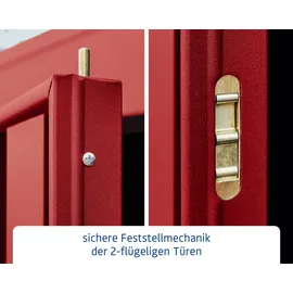 Hörmann Trend-S Typ 1 2,38 x 1,07 m purpurrot Einzeltür