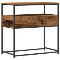 VidaXL Konsolentisch Altholz 75x40x75 cm Holzwerkstoff und Stahl