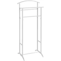 Haku-Möbel HAKU Möbel Herrendiener 55303 weiß Metall 48,0 x
