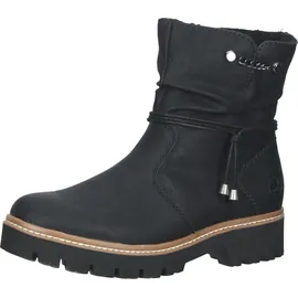 Rieker Damen Ankle Boots Z5770, Frauen Stiefeletten,flach,Stiefel,Bootee,Booties,halbstiefel,Kurzstiefel,uebergangsschuhe,schwarz (00),36 EU / 3.5 UK