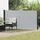 vidaXL Ausziehbare Seitenmarkise 120 x 600 cm Grau