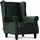 Konsimo Ohrensessel Miles Webstoff 82 x 105 x 97 cm Grün