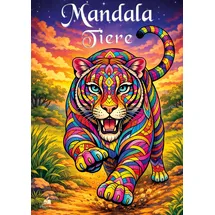 dhamma verlag Mandala Tiere Malbuch 50 St.