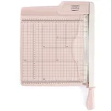 Vaessen Creative Papierschneider 30 cm Rosa - Guillotine Hebel- und Papierschneidemaschine für A4, A5 und A6 - Perfekt für DIY, Scrapbooking, Journaling, Karten Basteln und Handwerk