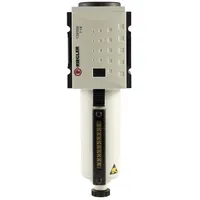 Riegler Vorfilter »FUTURA«, Metallbeh., Sichtrohr, 0,3 μm, BG 4,