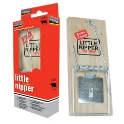 Pest-Stop Little Nipper® Rat Trap Rattenfallen Holz PSLNRB , 1 Packung = 1 Falle