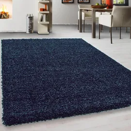 Ayyildiz 	Life Shaggy 1500 Hochflorteppich 60 x 110 cm marineblau
