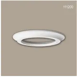 Profhome Decor - Vollsäulen Ring Säule Zierelement Neo-klassizismus-stil Weiß