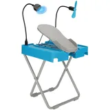 Pediküre Fußstütze mit LED Ventilator und Magifier, Verstellbarer Pediküre Fußhocker Fußpflege Plattform Schönheit, Salon, Spa und Zuhause