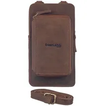 GREENLAND Nature Handytasche Montenegro Phone Bag / Wallet Brown