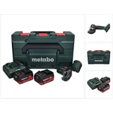 Metabo CC 18 LTX Akku Winkelschleifer 18 V 76 mm Brushless + 2x Akku 5,5 Ah + Ladegerät + metaBOX