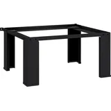 vidaXL Waschmaschinen-Podest Schwarz 64 x 55 x 32,5 cm Stahl