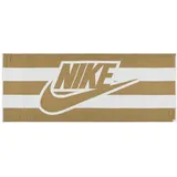 Nike Club Pool Handtuch 73 x 172 cm beige/white