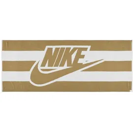 Nike Club Pool Handtuch 73 x 172 cm beige/white