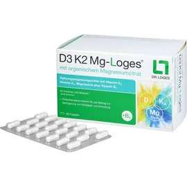 D3 K2 MG-Loges Kapseln 180 St.