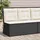 vidaXL Gartenbank 3394467 110 x 60 x 85 cm Schwarz