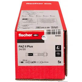 Fischer Bolzenanker FAZ II Plus M 24 x 205 5 Stück