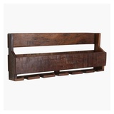 RAW MATERIALS Weinregal 60x28x12 cm FSC Recyceltes Holz