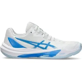 Asics Damen Volleyballschuhe SKY ELITE FF 3, Größe 39 in Grau WHITE/BLUE COAST