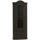 Dynamic24 Eckschrank New Mexico Kiefer massiv kolonial Mexiko Wohnzimmer Vitrine Schrank
