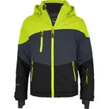 Bergson Skijacke VOLKER neo Kinder Skijacke, die perfekte Skijacke für junge Abenteurer, Normalgr grün 164