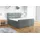 mebloland Boxspringbett BARD 160 x 200 mit 2 Bettkästen, Bonell-Matratze und Topper. Farbe: Grau - Grau