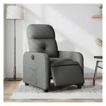 vidaXL Relaxsessel Elektrisch 144 x 77,5 x 0 cm Dunkelgrau mit Liegefunktion