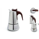 Quid Italienische Kaffeemaschine Quid Milan Metall 9 Tassen