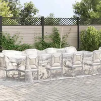 VidaXL Transparente Plane mit Ösen 3x6 m Polyethylen