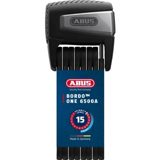 ABUS Bordo One 6500A/110 Schwarz Faltschloss