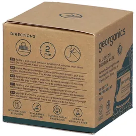 georganics Bio-Fluorid-Zahnpasta Englische Pfefferminze 60 ml