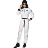 amscan Damen Astronaut Gr.44-46 Kostüm Body Weiß (3er Pack)