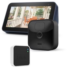 Amazon Blink Outdoor 1 Kamera System HD-Sicherheitskamera + Amazon Echo Show 5