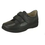 Natural Feet Klettschuh NATURAL FEET "Göteborg XL", Herren, Gr. 40, schwarz, Leder, Schuhe Klettschuh, mit speziellem Diatec-Innenfutter